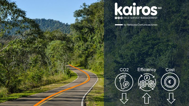 Uso de tecnología verde con eficiencia: Cómo Kairos365FSM minimiza el impacto medioambiental de sus operaciones sobre el terreno